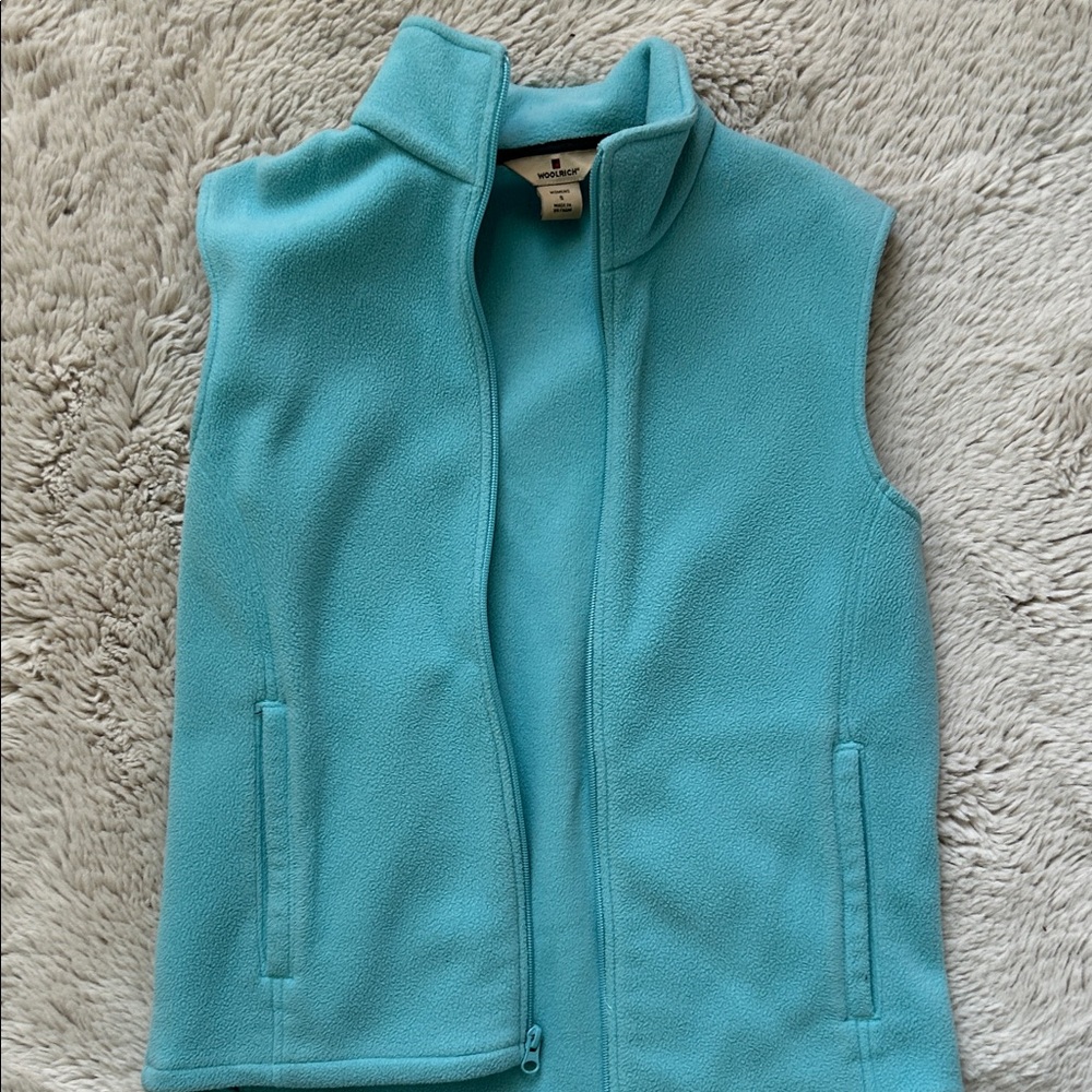 Woolrich Women's Turquoise Fleece Vest